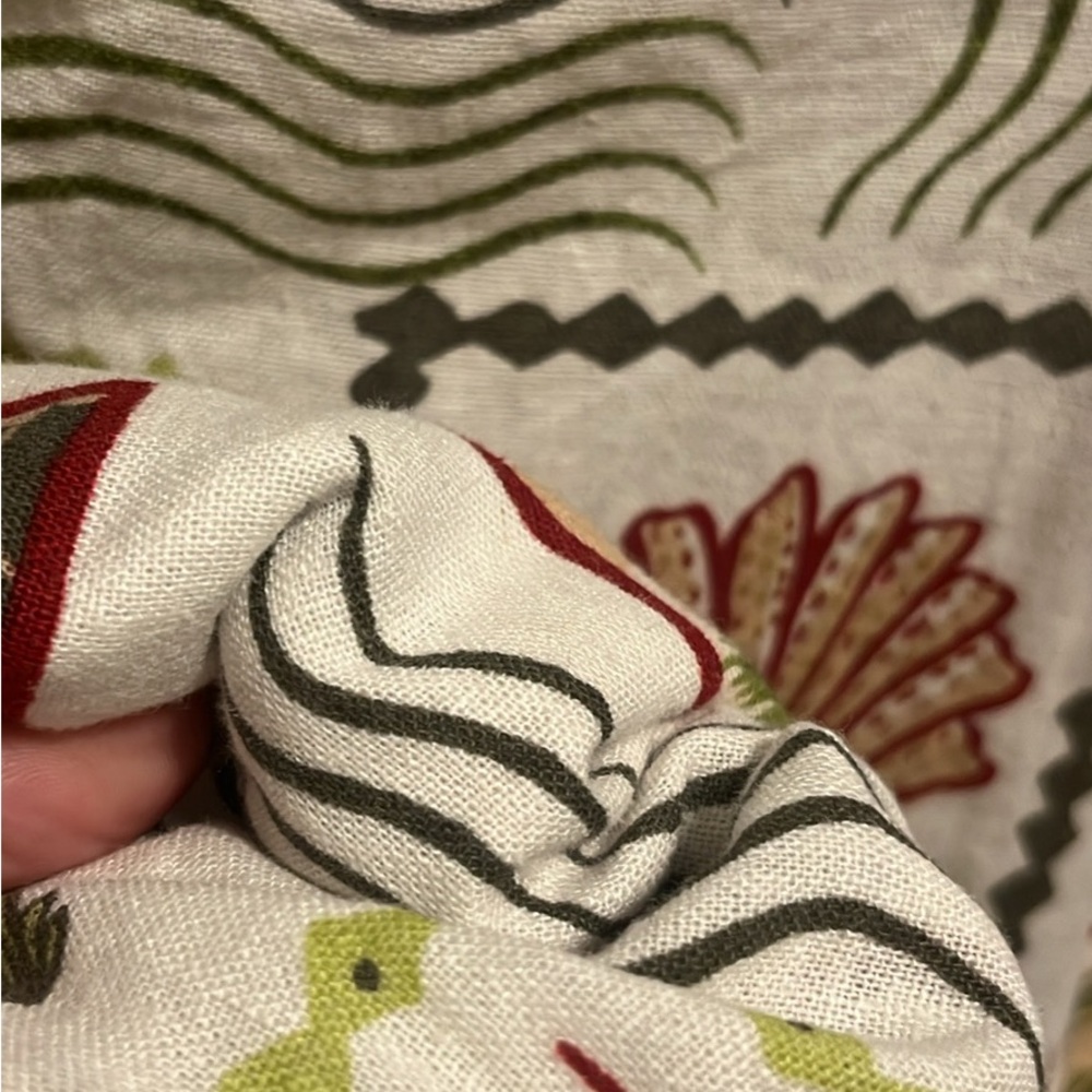 Linen Patterned Dress - Picture 7 of 7